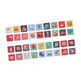 Maxbell Baby Flashcards Travel Toy Early Education for Boys Girls 0-6 Months Newborn Colorful