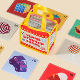 Maxbell Baby Flashcards Travel Toy Early Education for Boys Girls 0-6 Months Newborn Colorful