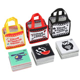 Maxbell Baby Flashcards Travel Toy Early Education for Boys Girls 0-6 Months Newborn Black Red