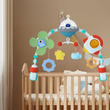 Maxbell Pram Toys Pram Pram with Rattle Toy for Infants Boys Girls Shower Gifts