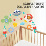 Maxbell Pram Toys Pram Pram with Rattle Toy for Infants Boys Girls Shower Gifts