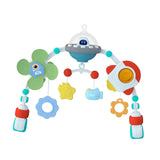 Maxbell Pram Toys Pram Pram with Rattle Toy for Infants Boys Girls Shower Gifts