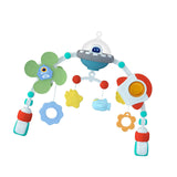 Maxbell Pram Toys Pram Pram with Rattle Toy for Infants Boys Girls Shower Gifts