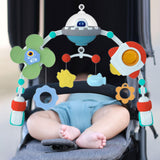 Maxbell Pram Toys Pram Pram with Rattle Toy for Infants Boys Girls Shower Gifts