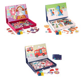 Maxbell Magnetic Puzzle Set Fine Motor Skill Educational Sensory Block Matching Toys Princess Dressup