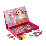 Maxbell Magnetic Puzzle Set Fine Motor Skill Educational Sensory Block Matching Toys Princess Dressup