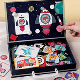 Maxbell Magnetic Puzzle Set Fine Motor Skill Educational Sensory Block Matching Toys Princess Dressup