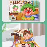 Maxbell Magnetic Puzzle Set Fine Motor Skill Educational Sensory Block Matching Toys Dinosaur