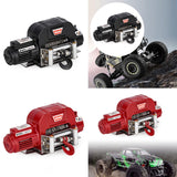 Maxbell RC Winch Remote Controller System Replacements for 1:10 RC Hobby Car Crawler Black