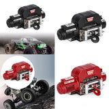 Maxbell RC Winch Remote Controller System Replacements for 1:10 RC Hobby Car Crawler Black