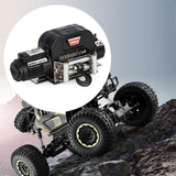 Maxbell RC Winch Remote Controller System Replacements for 1:10 RC Hobby Car Crawler Black