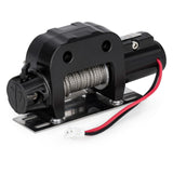Maxbell RC Winch Remote Controller System Replacements for 1:10 RC Hobby Car Crawler Black