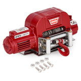 Maxbell RC Winch Remote Controller System Replacements for 1:10 RC Hobby Car Crawler Red