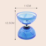 Maxbell Chinese Diabolo Set Portable Lightweight Chinese Yoyo for Children Lawn Park Blue