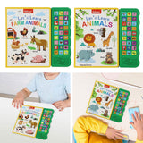 Maxbell English Words Sound Book Language Development Kids Toy English Enlightenment Farm Animals