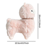 Maxbell Alpaca Stuffed Toy Room Decor Collectible Doll for Teens Children Boys Girls Pink