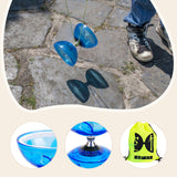 Chinese Diabolo Set Sturdy Fun yo yo Juggling Toy for Children Elderly Stage S Blue