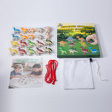 Magnetic Chess Game Set Fun Dinosaur Rock Games for Travel Stocking Stuffers