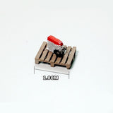 Garage Fake Wooden Board Engine Model 1/64 Scale Classic Mechanic Shop Decor