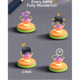 Inflatable Dinosaur Remote Control Toy Holiday Automatic Inflation Deflation Green