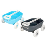 Garden Wagon Toy Pull Along Sturdy Sand Toy for Garden Backyard Outdoor blue