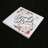 Luxury Flower Guest Book Wedding Party Guest Signature Keepsake