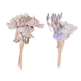 Maxbell 120pcs Set Flower Fairy Pixie Cupcake Cake Topper Pick Party Cake Decor