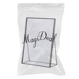 Maxbell 2pcs Antique Freestanding Brass Glass Picture Photo Frame Portrait