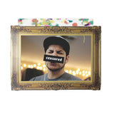 Maxbell Vintage Selfie Photo Frame + 10 Pieces Thumb Photo Booth Props Wedding Proms Kids Party - Aladdin Shoppers