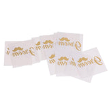 Maxbell Maxbell 10xMetallic Gold Team Bride Tribe Temporary Tattoos Sticker Wedding Favor 4