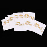 Maxbell Maxbell 10xMetallic Gold Team Bride Tribe Temporary Tattoos Sticker Wedding Favor 4