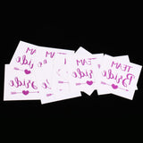 Maxbell Maxbell 10x Purple Team Bride Tribe Temporary Tattoos Wedding Sticker Team Bride1