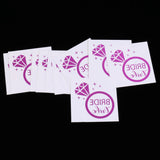 Maxbell Maxbell 10x Purple Team Bride Tribe Temporary Tattoos Wedding Sticker Bride Tribe2