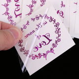Maxbell 10x Purple Team Bride Tribe Temporary Tattoos Wedding Sticker Loves Name