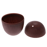 Maxbell 5 Pieces Plastic Coconut Drink Cup Straw Hawaiian Beach Luau Party Tableware
