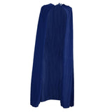 Maxbell 2 Pieces Velvet Hooded Cape Gothic Cloak Medieval Witch Costume Blue Green