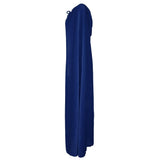 Maxbell 2 Pieces Velvet Hooded Cape Gothic Cloak Medieval Witch Costume Blue Green