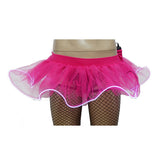 Maxbell Maxbell Women Sexy LED Tutu Skirt Petticoat Glow in Dark Nightclub Costume M Rose