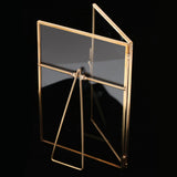 Maxbell 4 Metal & Glass Freestanding Photo Picture Frame Portrait Holder 10 x 15 cm