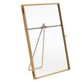 Maxbell 4 Metal & Glass Freestanding Photo Picture Frame Portrait Holder 10 x 15 cm