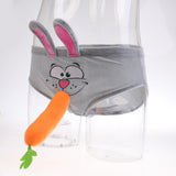 Maxbell 2xFunny Rabbit Carrot Mens Underpant Halloween Hen Stag Night Willy Underwear