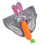Maxbell 2xFunny Rabbit Carrot Mens Underpant Halloween Hen Stag Night Willy Underwear