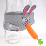 Maxbell 2xFunny Rabbit Carrot Mens Underpant Halloween Hen Stag Night Willy Underwear