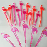 Maxbell 10 Pieces Hawaii Flamingo Cocktail Milk Coffee Stirring Sticks Party Rose - Aladdin Shoppers
