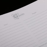 Maxbell Satin Flower Wedding Guest Book & Signing Pen Set with Pearls Crystal Purple - Aladdin Shoppers