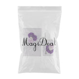 Maxbell Satin Flower Wedding Guest Book & Signing Pen Set with Pearls Crystal Purple - Aladdin Shoppers