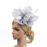 Maxbell 2x Lady Flower Fascinator Hat 1920s Gatsby Bridal Headband Cocktail Party