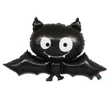 Halloween Cute Large Black Bat Aluminum Foil Balloon Party Decor 88 X 45cm