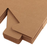 Maxbell 24 Pieces Kraft Paper Cake Cupcake Box Bakery Wedding Favor White and Brown