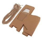 Maxbell 24 Pieces Kraft Paper Cake Cupcake Box Bakery Wedding Favor White and Brown